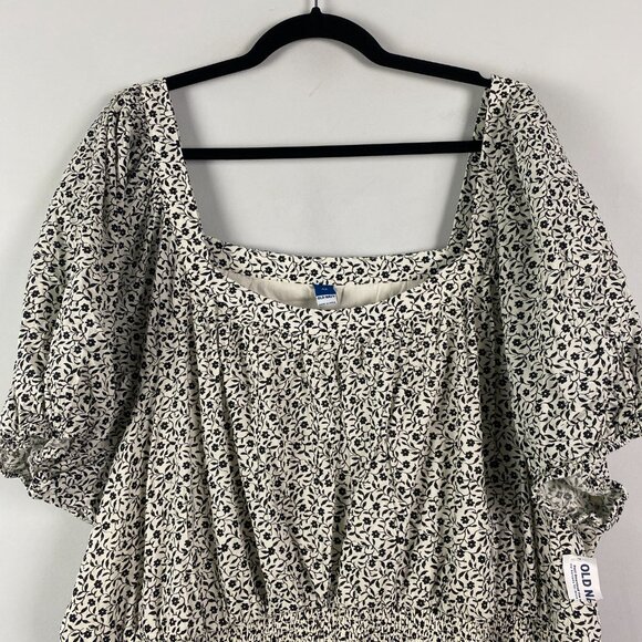 Old Navy Monochrome Floral Mini Dress - Picture 2 of 11